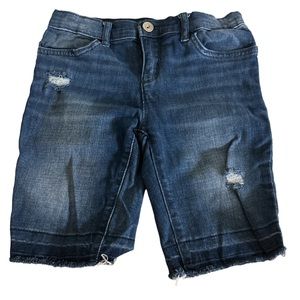 Children’s place Dark Blue Distressed Jean Shorts ✨